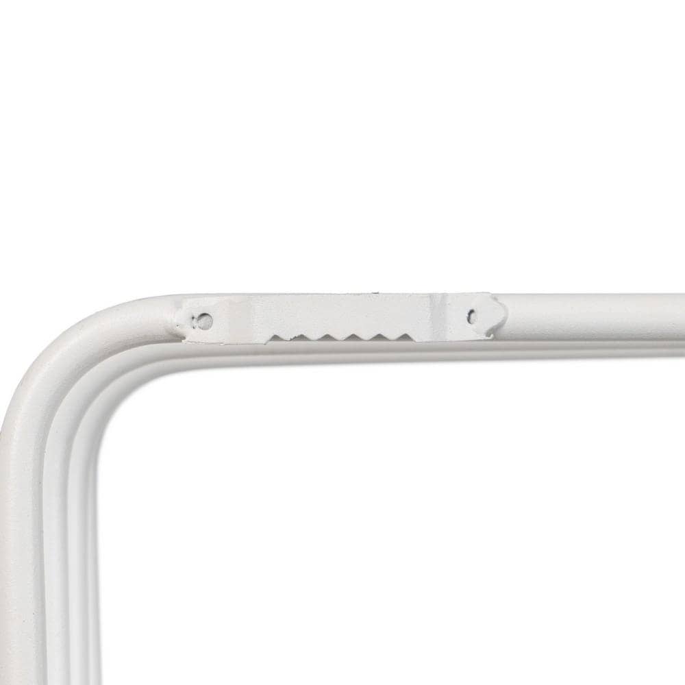 Estantería Blanca de Metal de 90 cm - Estante Moderno de Hierro con Medidas 28.5x16 cm y Altura entre Estantes de 22.5 cm - Imagen 6