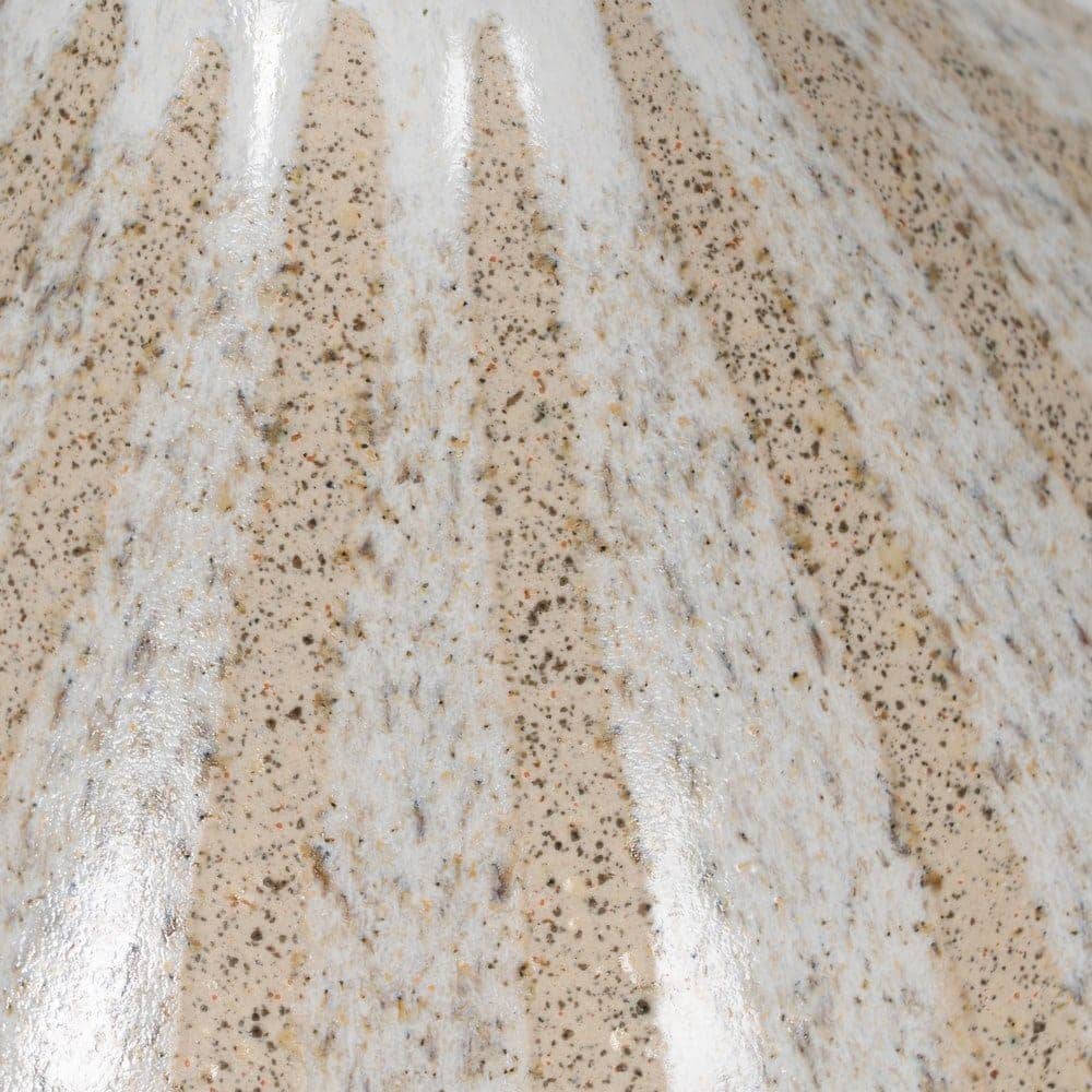 Jarrón Beige de Cerámica Decorativa de 40 cm - Elegante Accesorio para el Hogar con Boca de 5 cm - Imagen 5