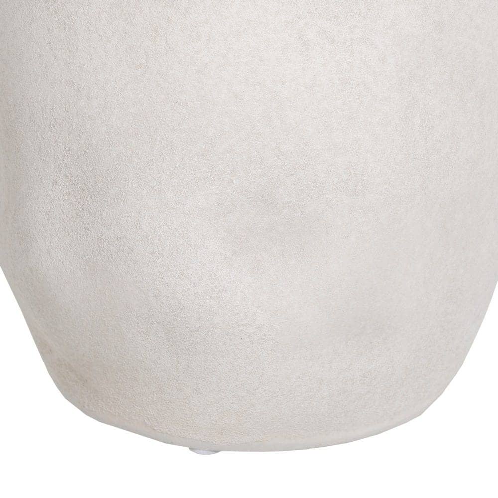 Jarrón Blanco Roto de Cerámica para Decoración - 70 cm, Boca de 7 cm, Elegante y Moderno - Imagen 7