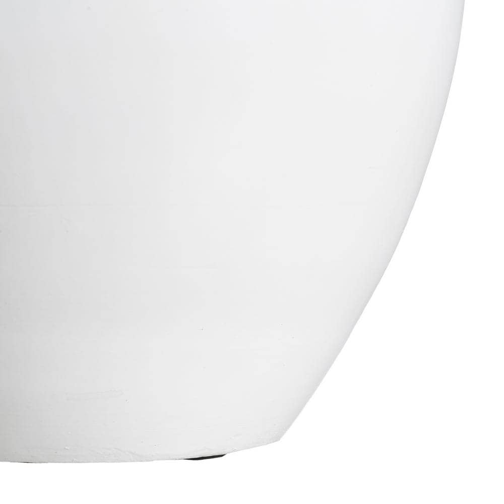 Jarrón Decorativo Blanco de Terracota de 30 cm - Elegante y Moderno para Decoración de Interiores - Imagen 6