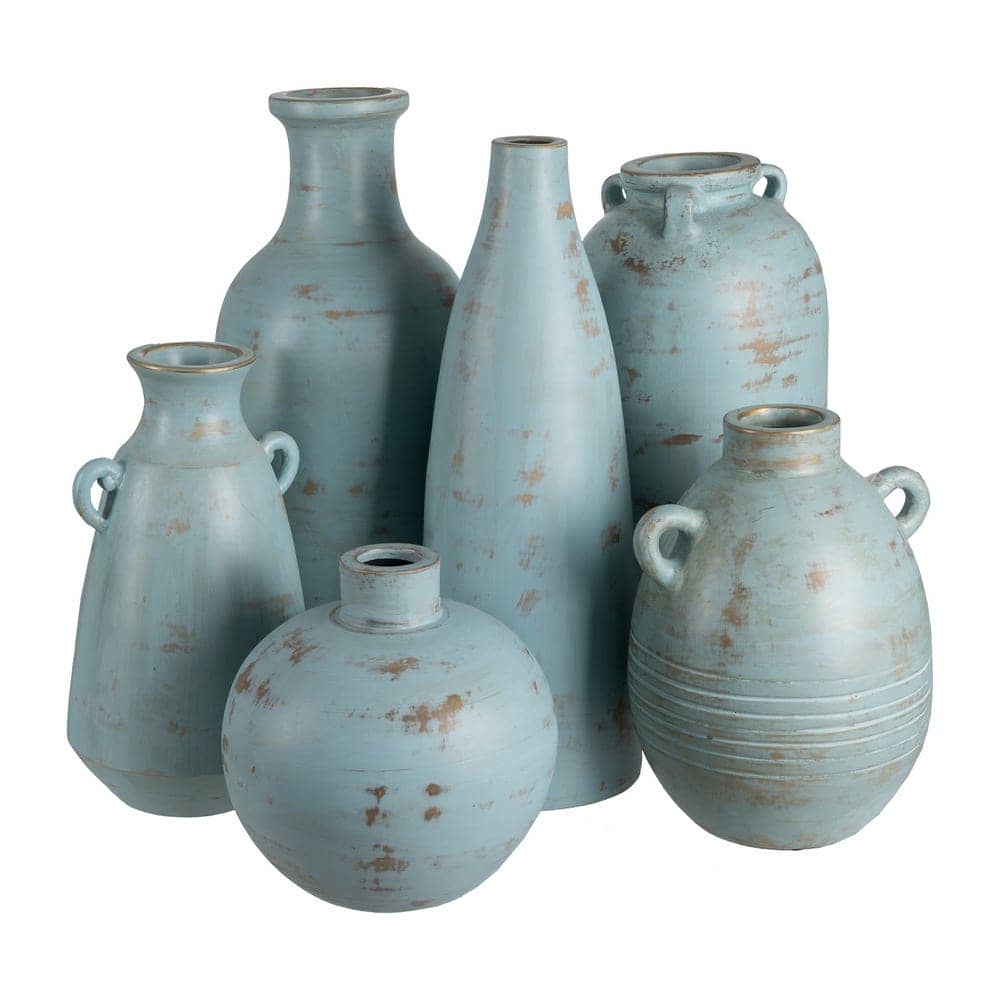 Jarrón Decorativo de Terracota Marrón de 22 cm - Ideal para Decoración Sin Agua - Imagen 2