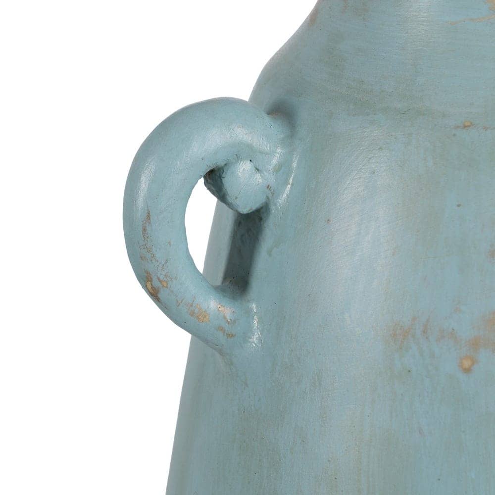 Jarrón Decorativo Turquesa de Terracota 64 cm - Elegancia y Estilo para tu Hogar - Imagen 4