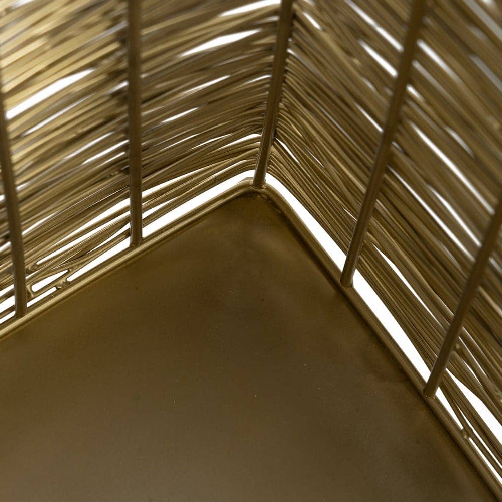 Jarrón Dorado de Acero Inoxidable de 20 cm - Elegante Decoración para el Hogar - Imagen 5