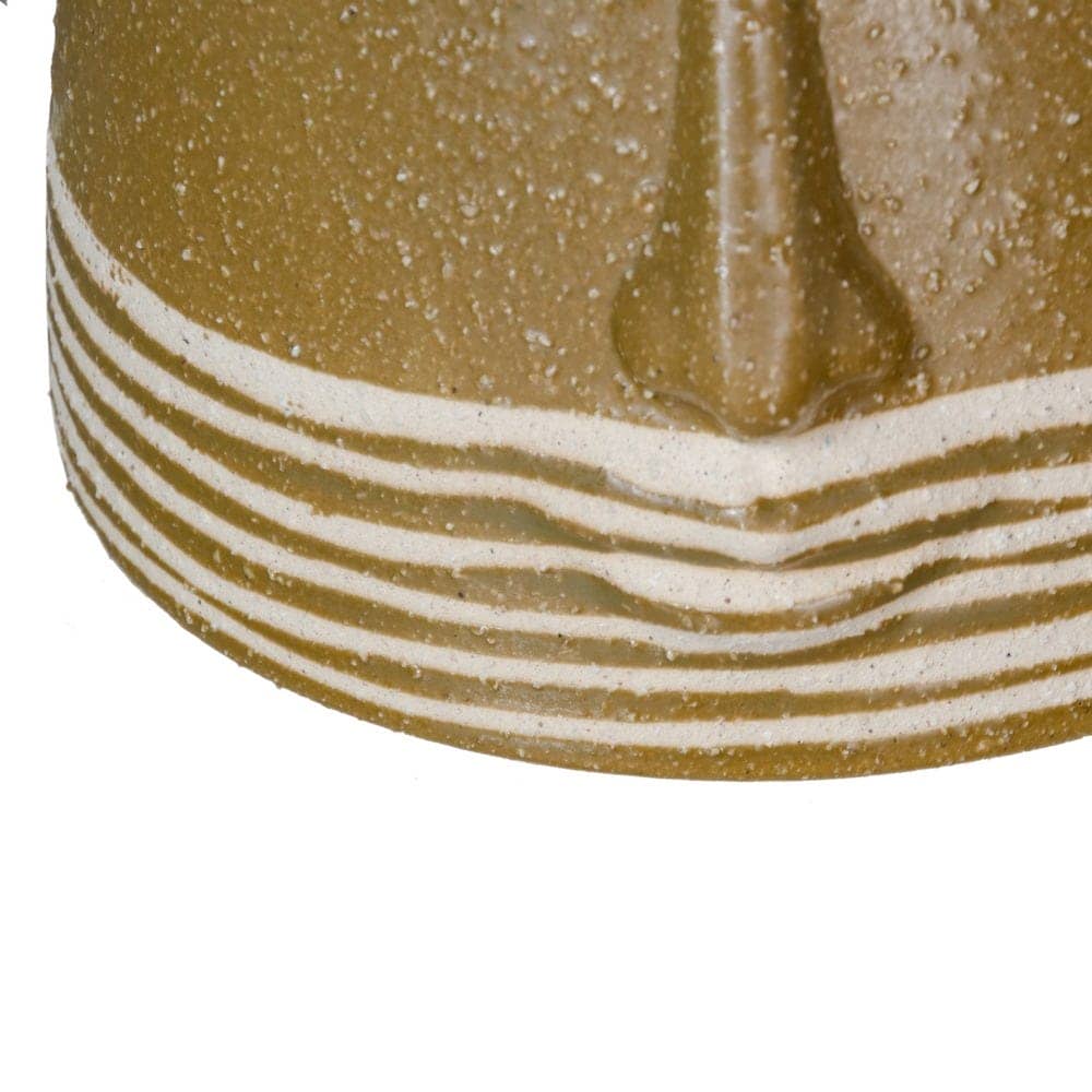 Jarrón Marrón de Cerámica de 16 cm - Decoración Elegante con Boca de 4,2 cm para Flores - Imagen 5