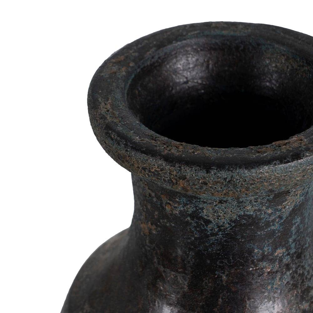 Jarrón de Terracota Marrón de 51 cm - Decoración Elegante para el Hogar, Ideal sin Agua - Imagen 3