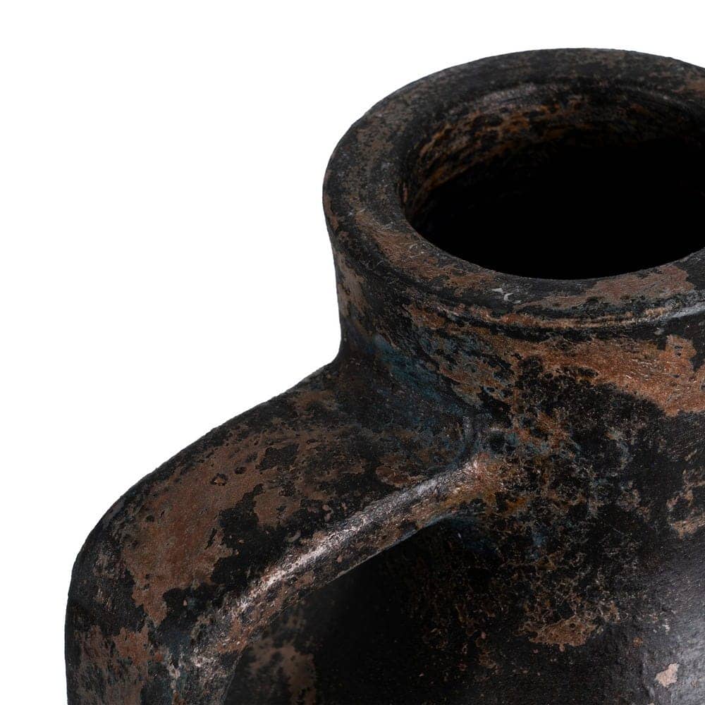 Jarrón de Terracota Marrón de 51 cm - Decoración Elegante y Natural para el Hogar - Imagen 3