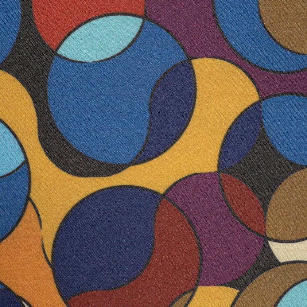 Lámpara de Mesa Cerámica Multicolor de 60 cm - Base de Cerámica y Tulipa de Tejido 100% Poliéster, Casquillo E27, Ideal para Decoración de Interiores - Imagen 8