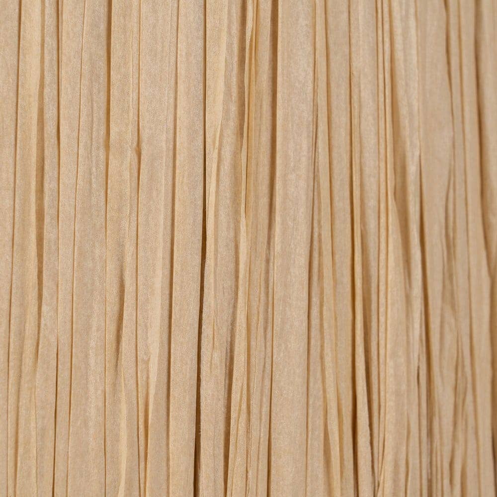 Lámpara de Mesa Crema de Cerámica con Pantalla de Fibra Natural - 53 cm, E27, 1x40W (No Incluida), Ideal para Decoración Moderna - Imagen 5