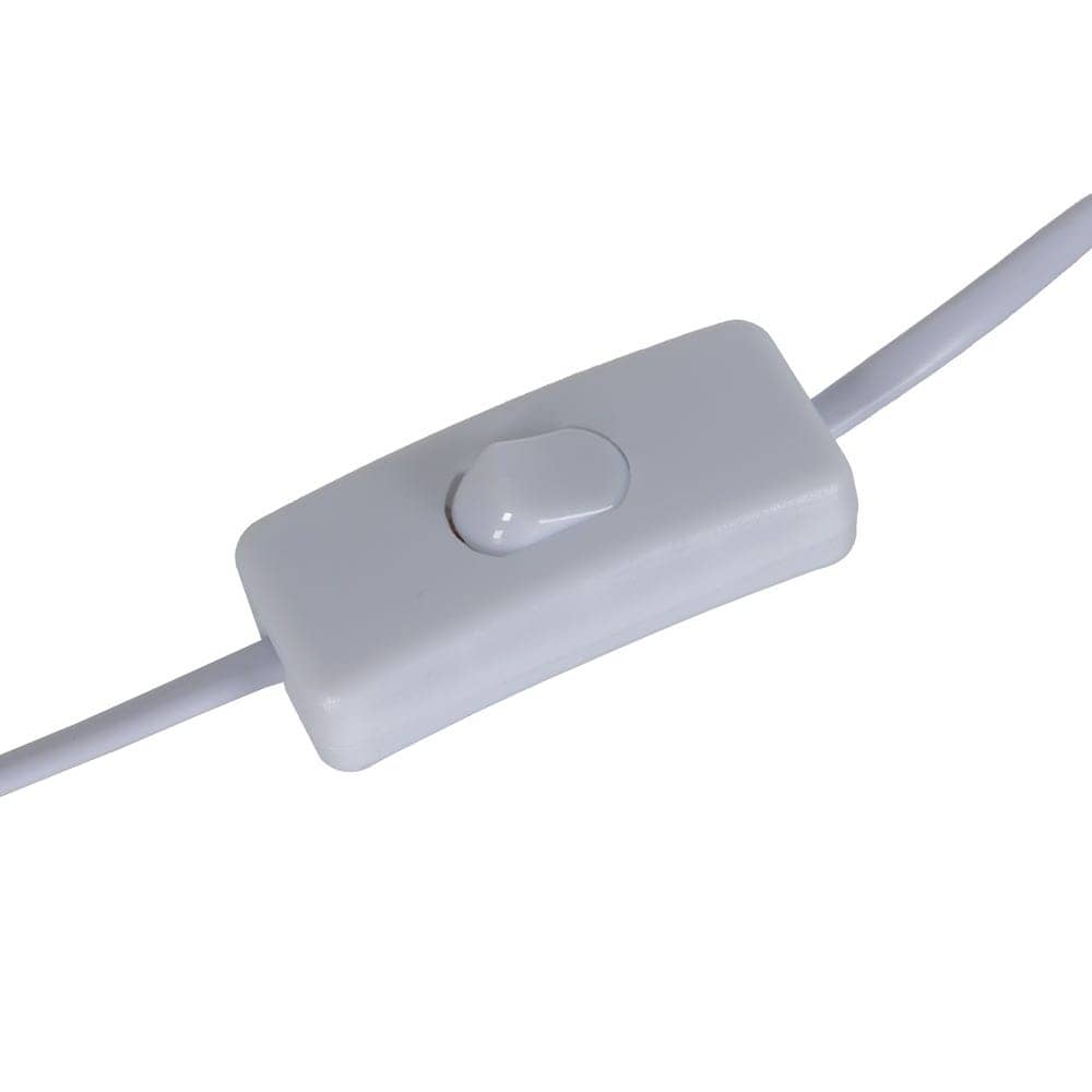 Lámpara de Mesa Crema de Cerámica con Pantalla de Fibra Natural - 53 cm, E27, 1x40W (No Incluida), Ideal para Decoración Moderna - Imagen 8