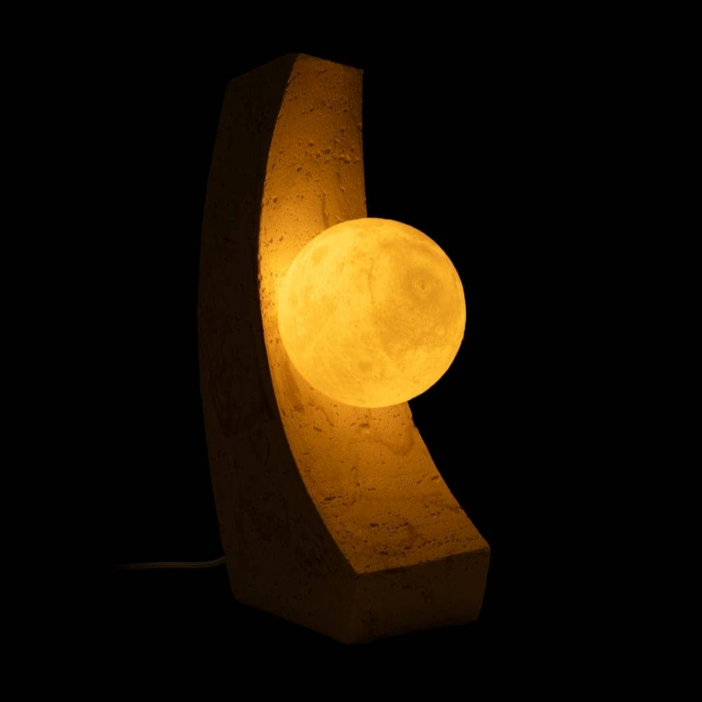Lámpara de Mesa Crema de Poliresina con Pantalla de PVC - Luz Cálida 2700K, 30 cm, Incluye Bombilla G4, Ideal para Decoración y Iluminación de Interiores - Imagen 2