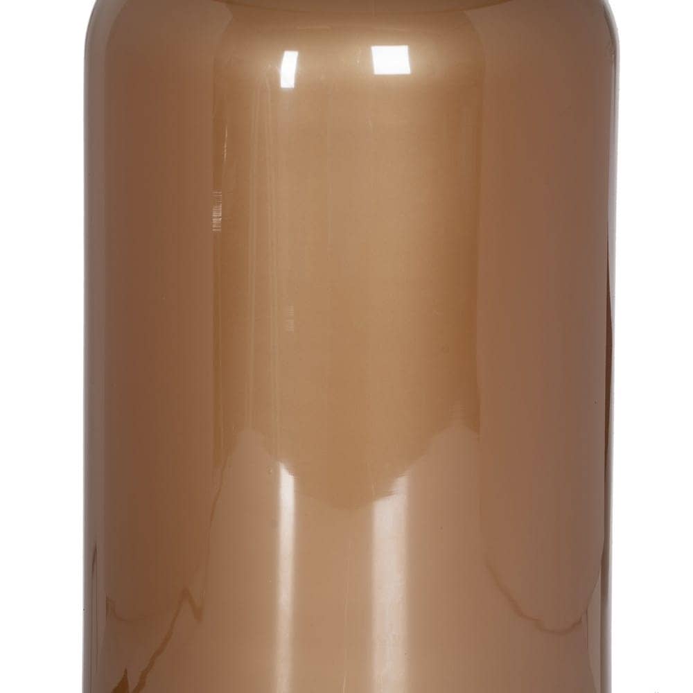 Lámpara de Mesa de Cristal Beige-Dorado de 68,5 cm - Elegante Tulipa de Tejido y Base de Cristal, Ideal para Decoración Moderna - Imagen 4