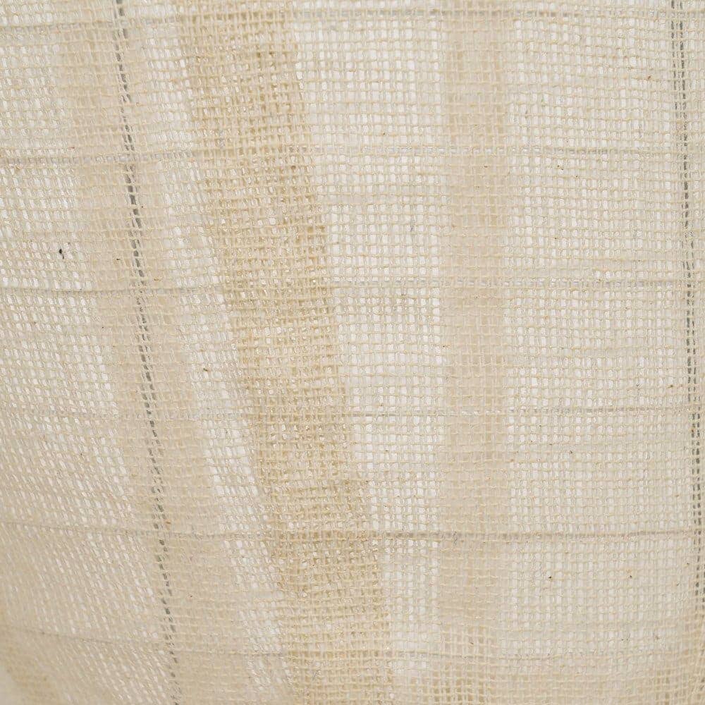 Lámpara de Techo Beige de Tejido y Metal E27 - 59,5 cm, Ideal para Decoración Moderna - Imagen 5