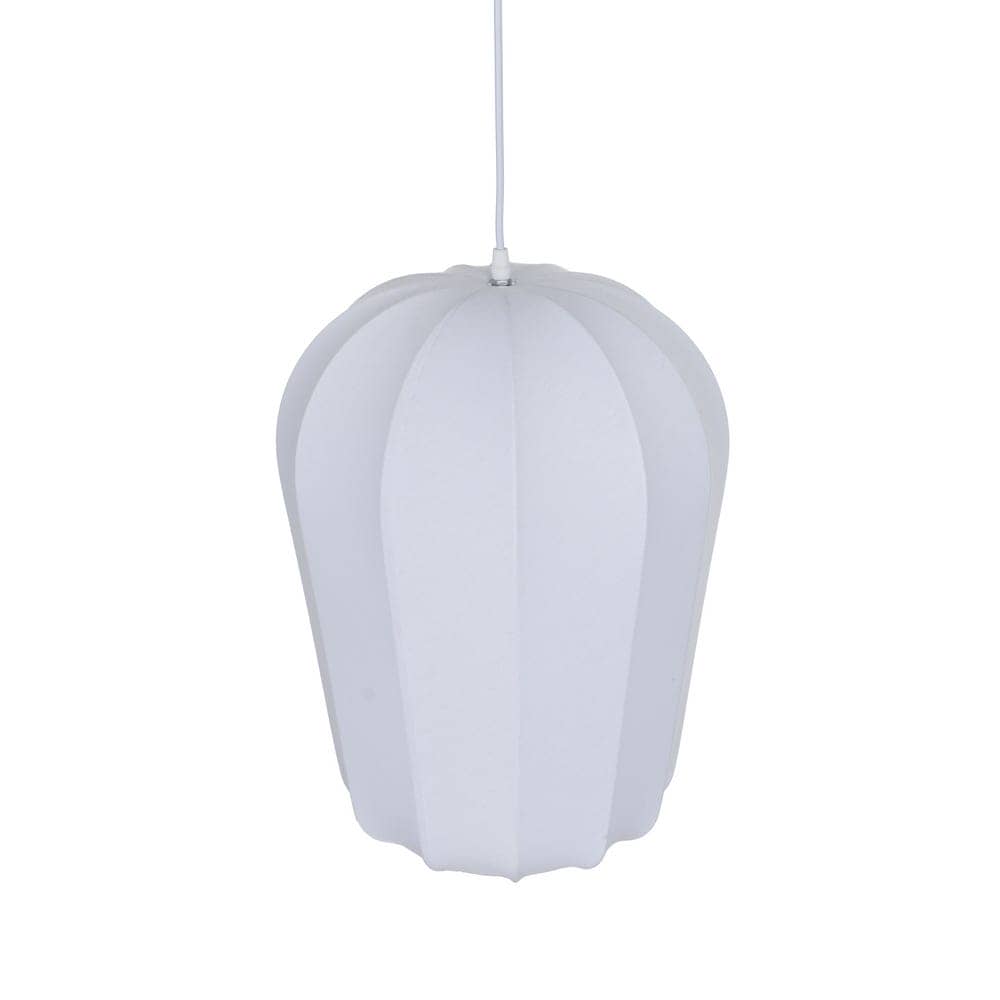 Lámpara de Techo Blanca de Tejido 47 cm - Estilo Moderno, E27, 220-240V, Ideal para Salones y Comedores - Imagen 2