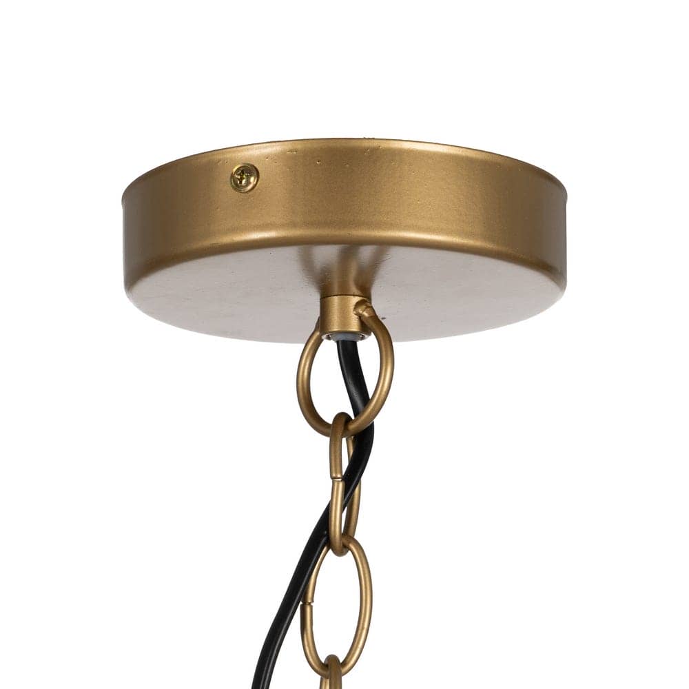 Lámpara de Techo con Cuentas Naturales de Madera y Metal - 88 cm, Estilo Rústico, Casquillo E27, Ideal para Decoración de Interiores - Imagen 7