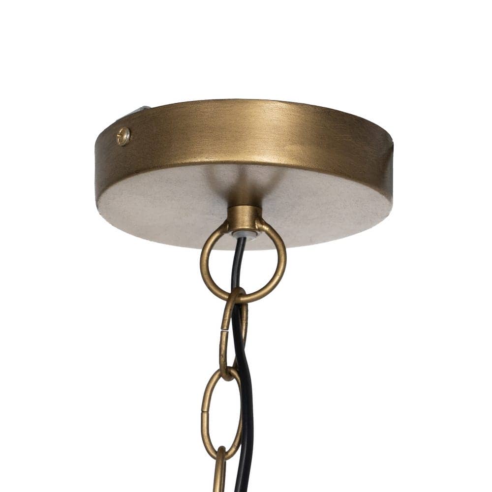 Lámpara de Techo de Cuentas Naturales en Madera y Ratán - Diseño Elegante de 76 cm, E27, 1x40W, Ideal para Decoración Interior - Imagen 7