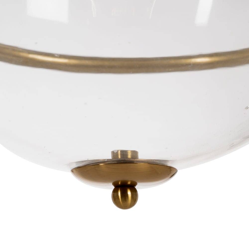 Lámpara de Techo de Oro y Cristal de 53 cm - Elegante Iluminación de Hierro y Cristal para Decoración Moderna - Imagen 4