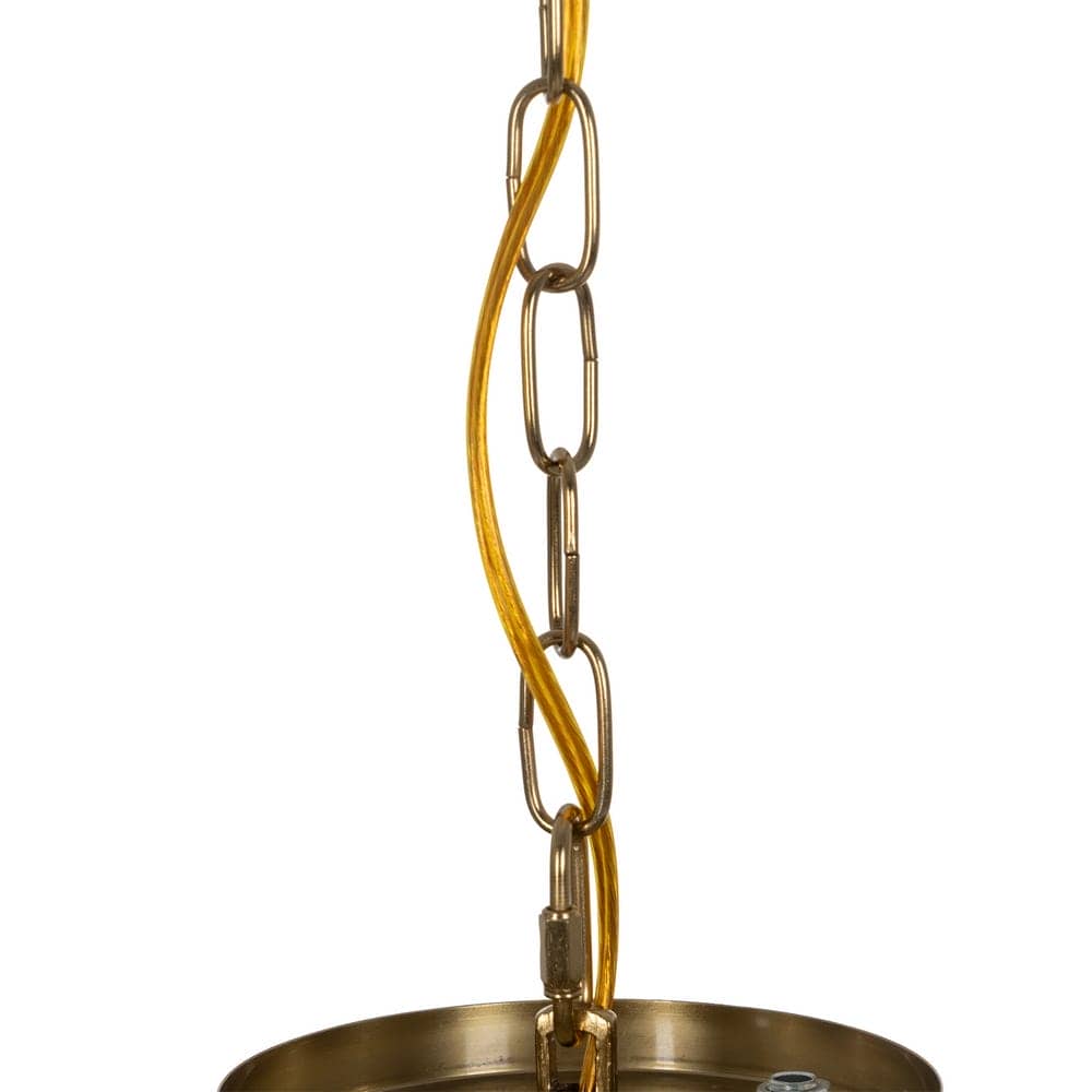 Lámpara de Techo de Oro y Cristal de 72 cm - Elegante Iluminación de Hierro y Cristal para Decoración Moderna - Imagen 10