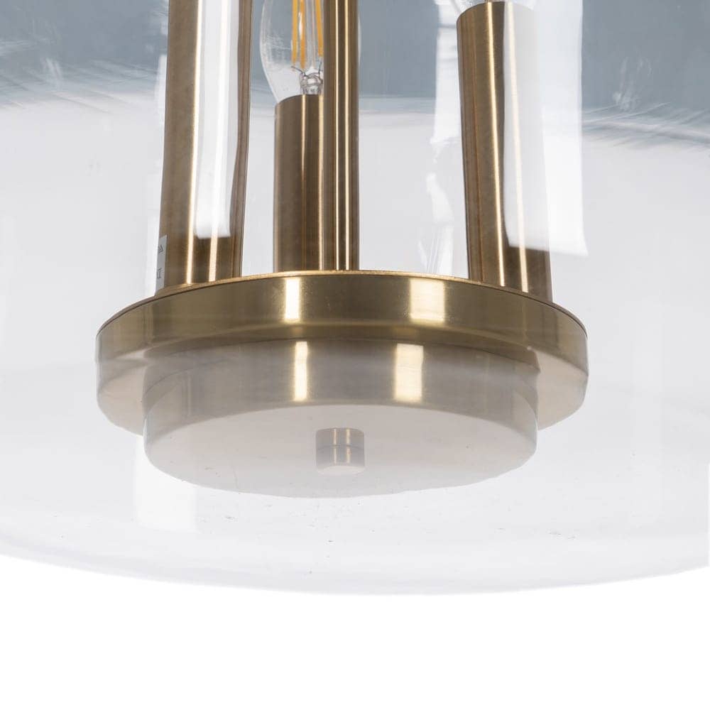 Lámpara de Techo de Oro y Cristal de 72 cm - Elegante Iluminación de Hierro y Cristal para Decoración Moderna - Imagen 7