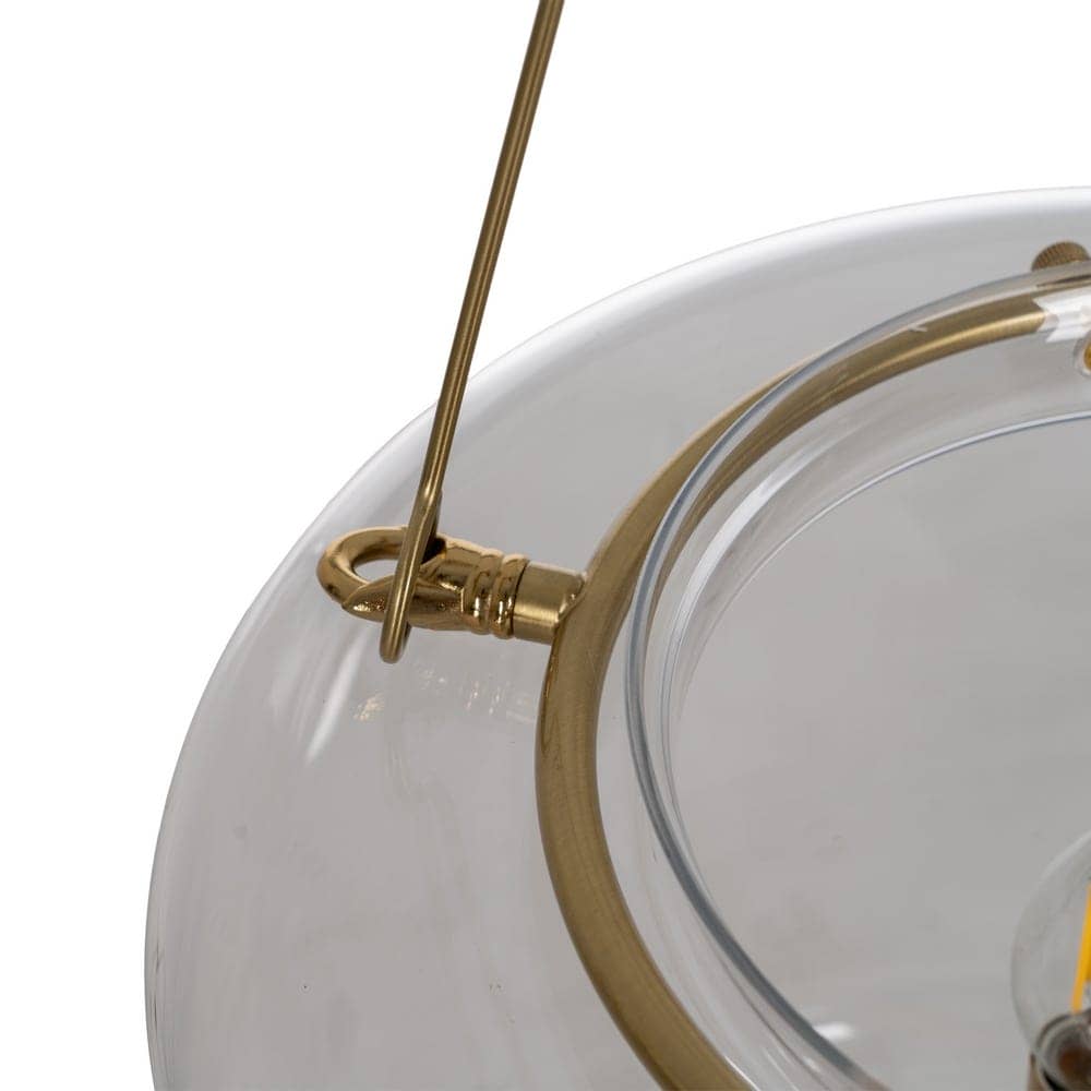 Lámpara de Techo de Oro y Cristal de 72 cm - Elegante Iluminación de Hierro y Cristal para Decoración Moderna - Imagen 8