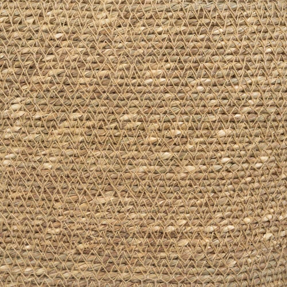 Lámpara de Techo de Fibra Natural y Hierro - Diseño Elegante de 30 cm, Casquillo E27, Ideal para Iluminación Moderna - Imagen 5