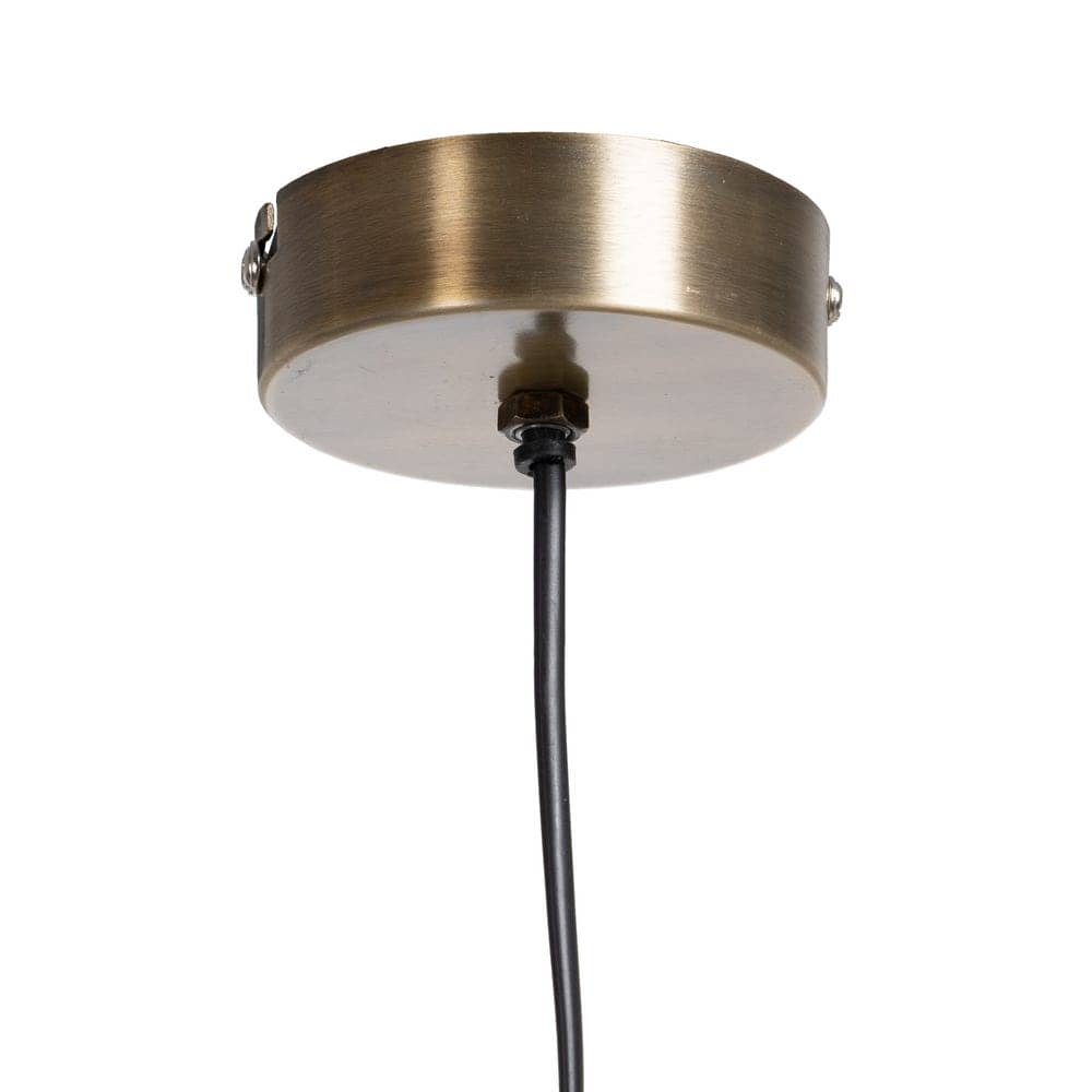 Lámpara de Techo de Metal en Oro Viejo - 25 cm, Casquillo E27, Ideal para Decoración Interior - Imagen 7