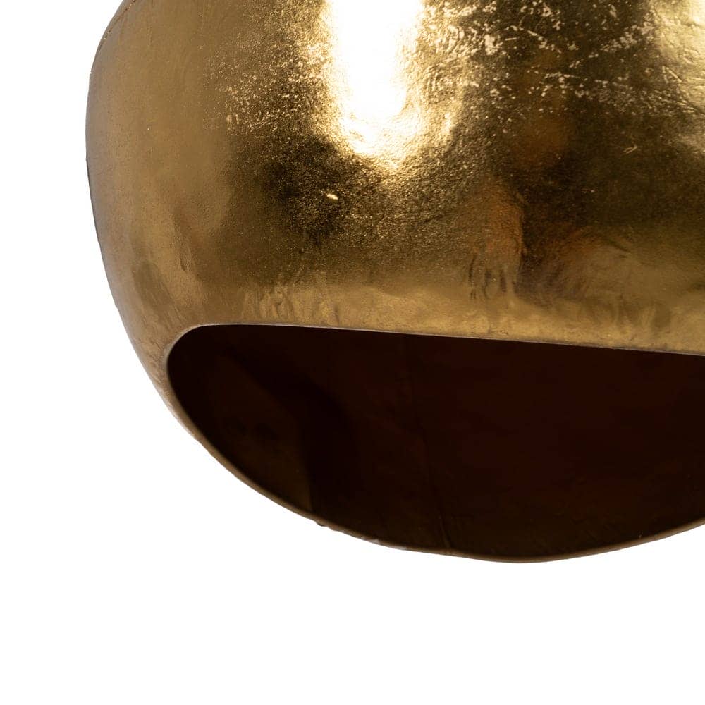 Lámpara de Techo de Metal Oro de 30 cm para Decoración Moderna - Bombilla E27 (No Incluida), Cable de 120 cm - Imagen 4