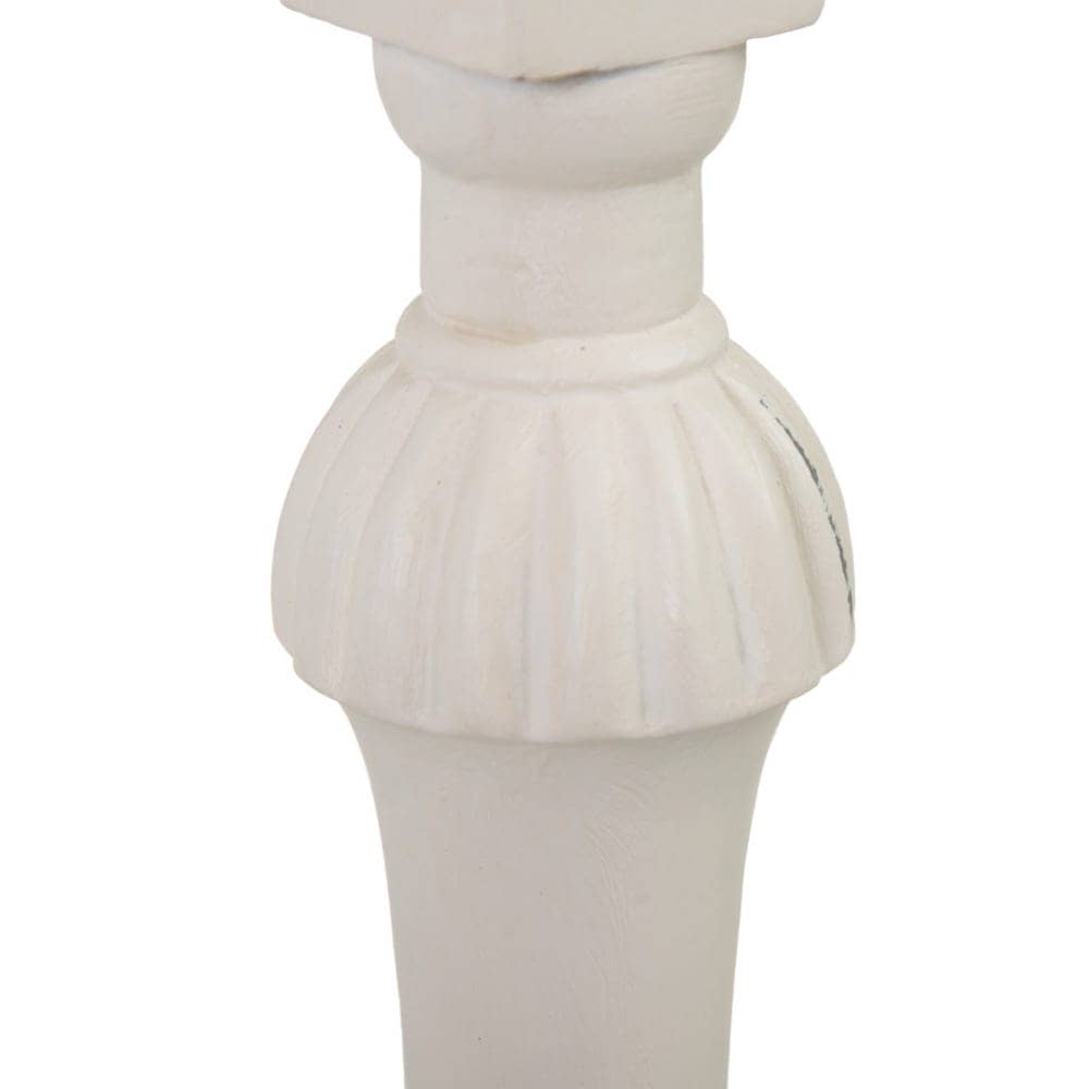 Mesa Auxiliar Blanca de Madera Mindi 72 cm - Estilo Moderno y Funcional para Salones y Dormitorios - Imagen 6