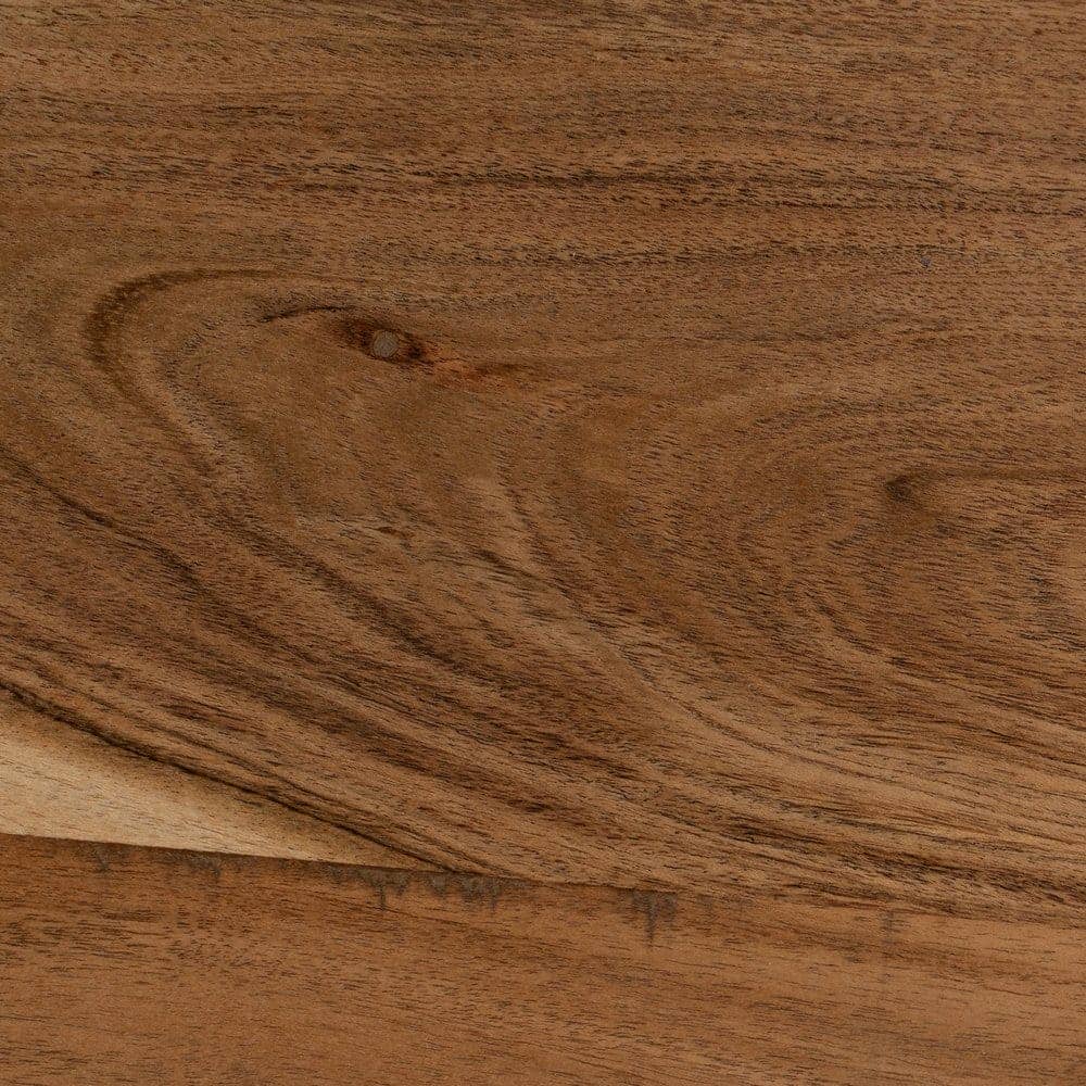 Mesa Auxiliar de Madera de Acacia 60 cm - Diseño Moderno y Funcional para Salones y Dormitorios, Estilo Minimalista y Sofisticado - Imagen 5