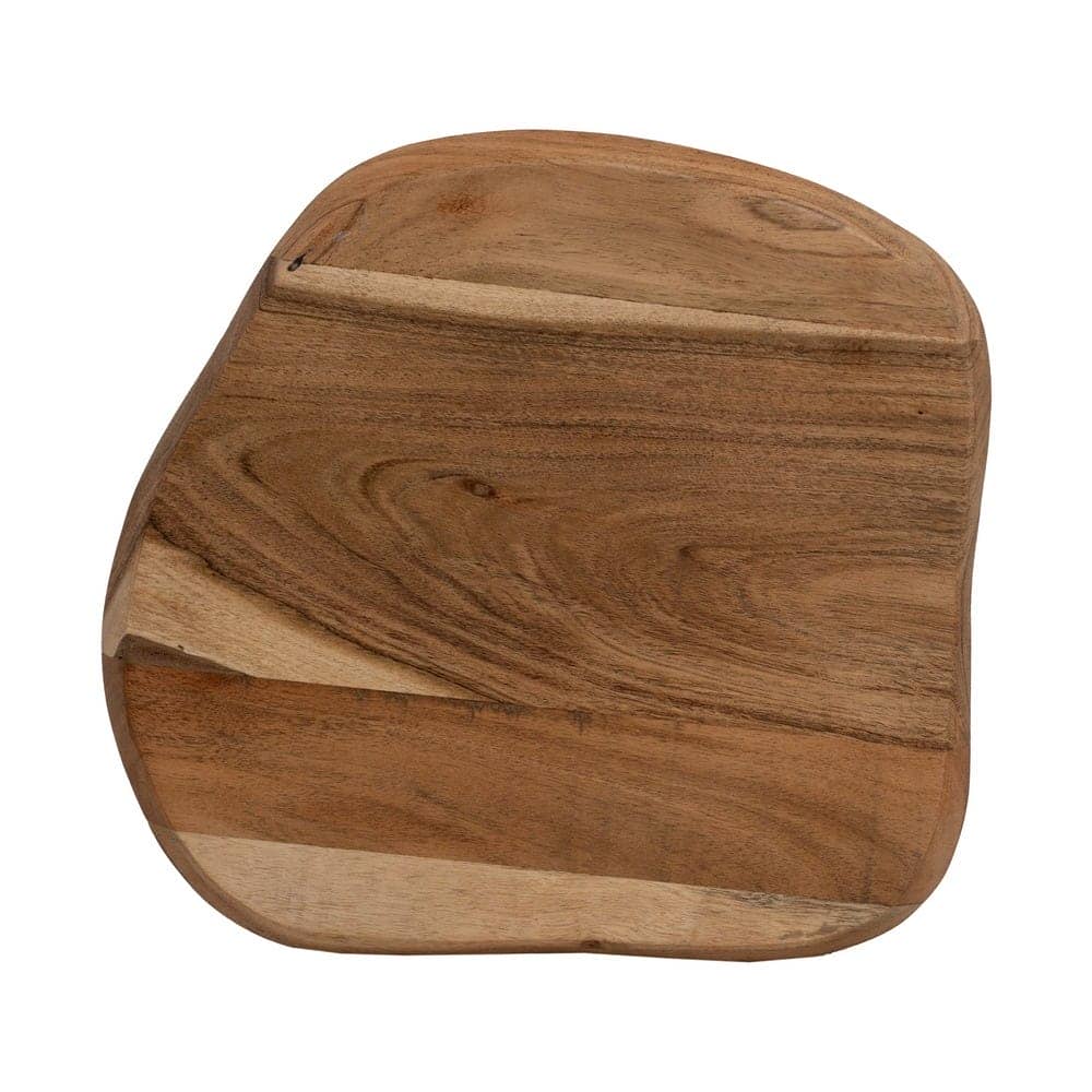 Mesa Auxiliar de Madera de Acacia 60 cm - Diseño Moderno y Funcional para Salones y Dormitorios, Estilo Minimalista y Sofisticado - Imagen 8