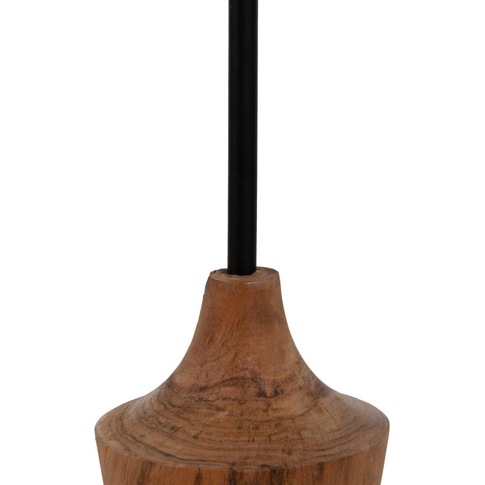 Mesa Auxiliar de Madera de Acacia y Hierro 65 cm - Diseño Elegante y Funcional para Salones y Dormitorios - Imagen 7