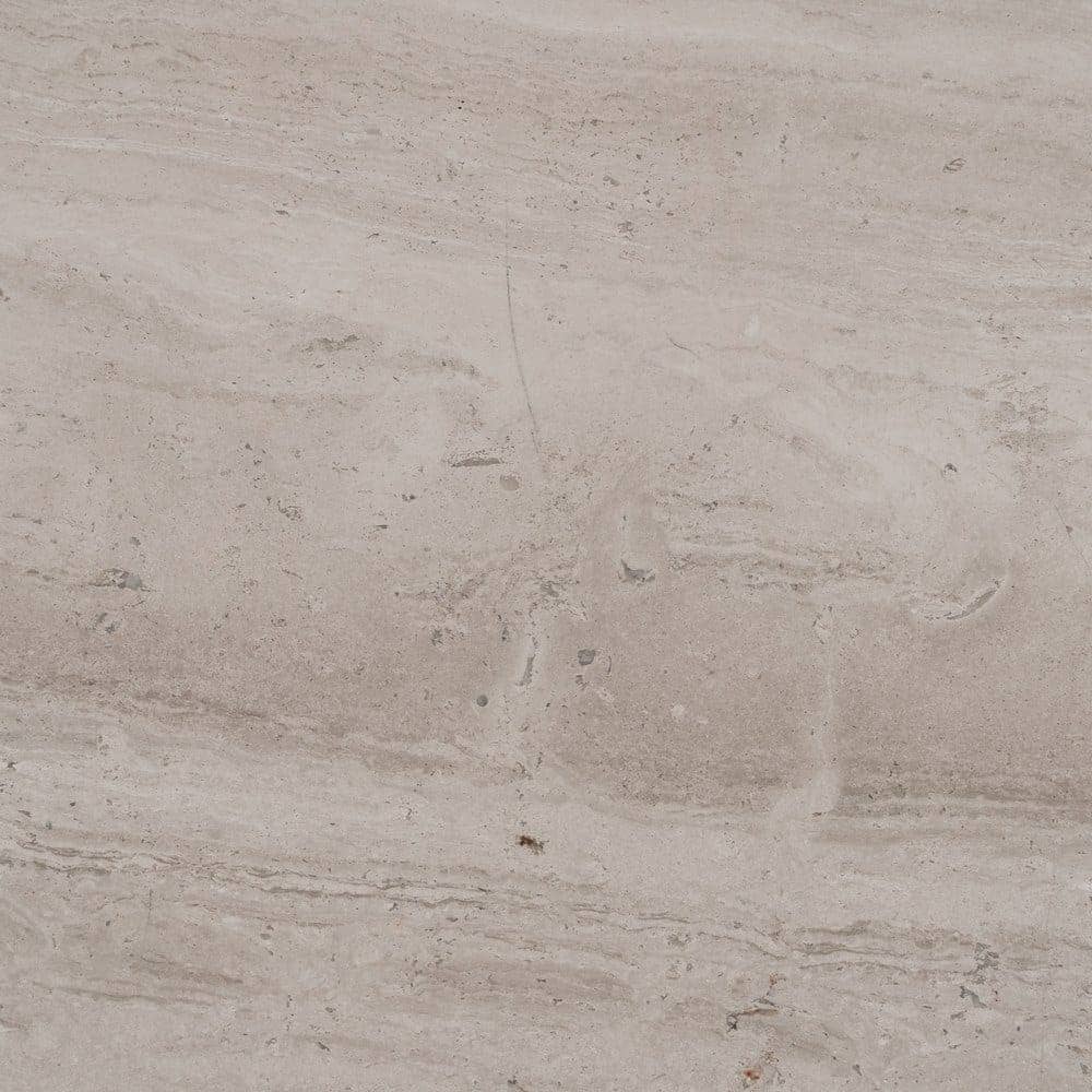 Mesa Auxiliar de Mármol Blanco y Madera Efecto Roble - Diseño Elegante y Funcional 58 cm para Salones y Dormitorios - Imagen 4