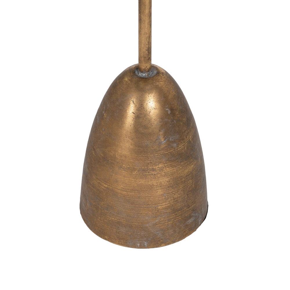 Mesa Auxiliar de Diseño Moderno en Oro Metal y Cristal Templado - 75,5 cm para Salones y Dormitorios Elegantes - Imagen 6