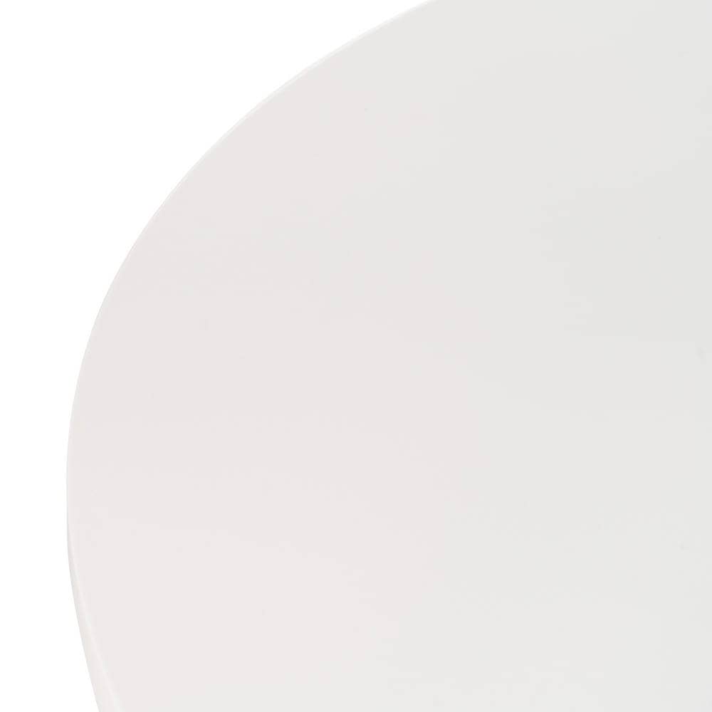 Mesa Comedor Blanco-Natural de 100x100 cm con Patas de Hierro - Diseño Minimalista y Funcional para Hogares Modernos - Imagen 2