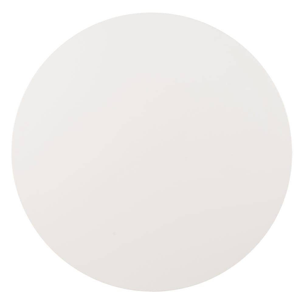 Mesa Comedor Blanco-Natural de 100x100 cm con Patas de Hierro - Diseño Minimalista y Funcional para Hogares Modernos - Imagen 7