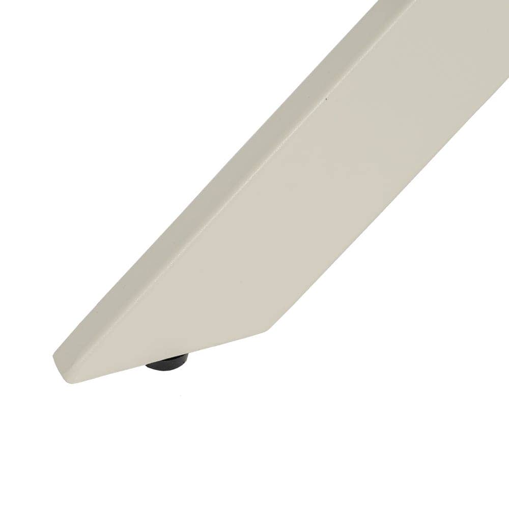 Mesa Comedor Redonda Natural-Crema 120 cm con Base de Metal - Diseño Minimalista y Elegante para Comedores Modernos - Imagen 5