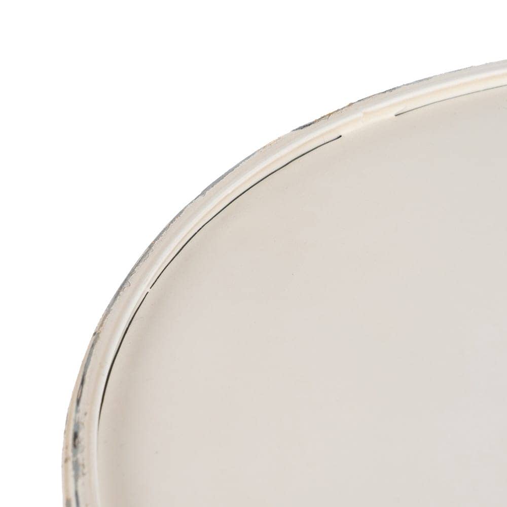 Mesa de Metal Crema 75 cm - Diseño Elegante y Funcional para Comedor, Cocina o Zona de Trabajo - Imagen 2