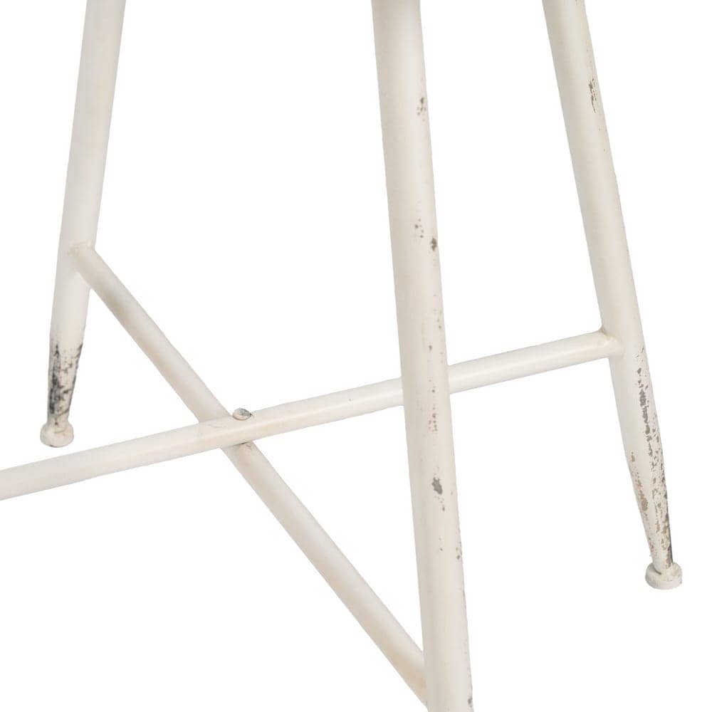 Mesa de Metal Crema 75 cm - Diseño Elegante y Funcional para Comedor, Cocina o Zona de Trabajo - Imagen 5