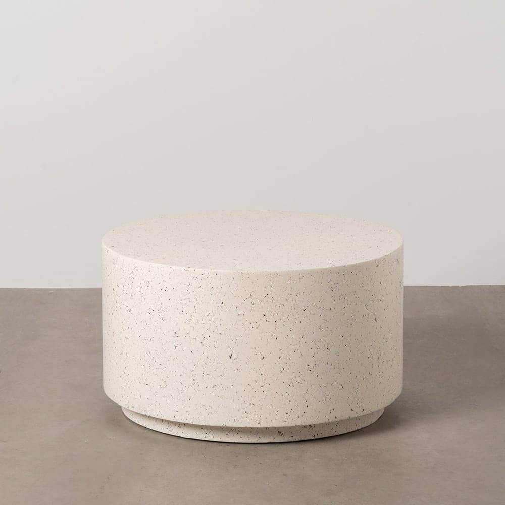 Mesa de Centro Blanca Compacta en Fibra de Magnesio - Diseño Moderno y Resistente para Interiores y Exteriores (70x70x40 cm) - Imagen 7