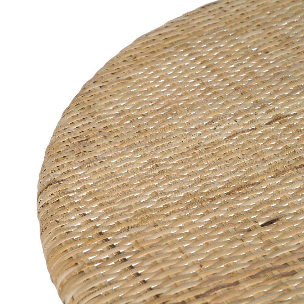 Mesa Natural de Ratán 76 cm - Diseño Funcional y Estilo Bohemio para Salones y Terrazas - Imagen 2