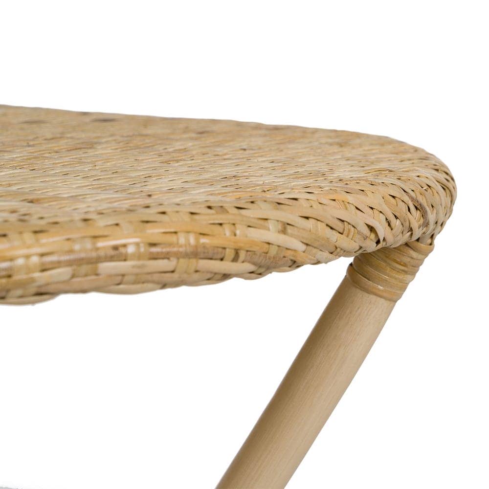 Mesa Natural de Ratán 76 cm - Diseño Funcional y Estilo Bohemio para Salones y Terrazas - Imagen 4