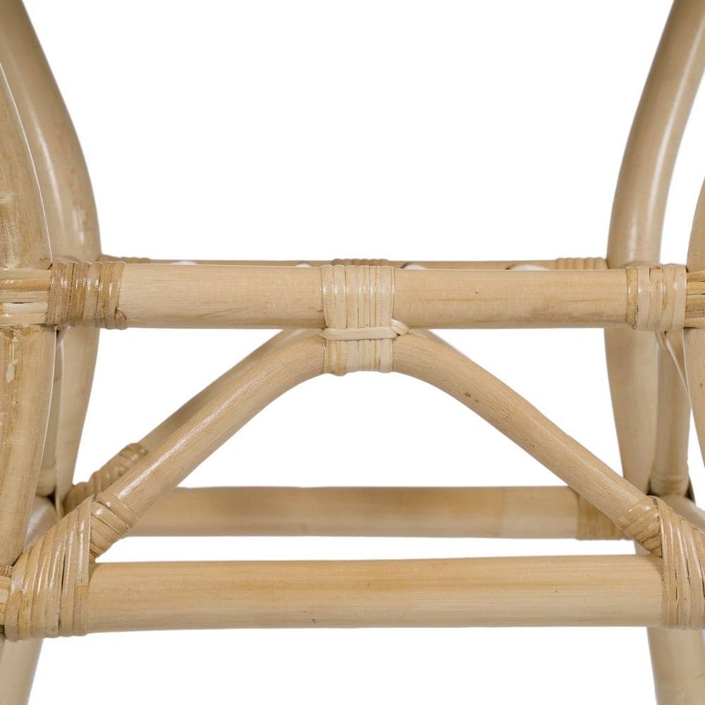 Mesa Natural de Ratán 76 cm - Diseño Funcional y Estilo Bohemio para Salones y Terrazas - Imagen 5