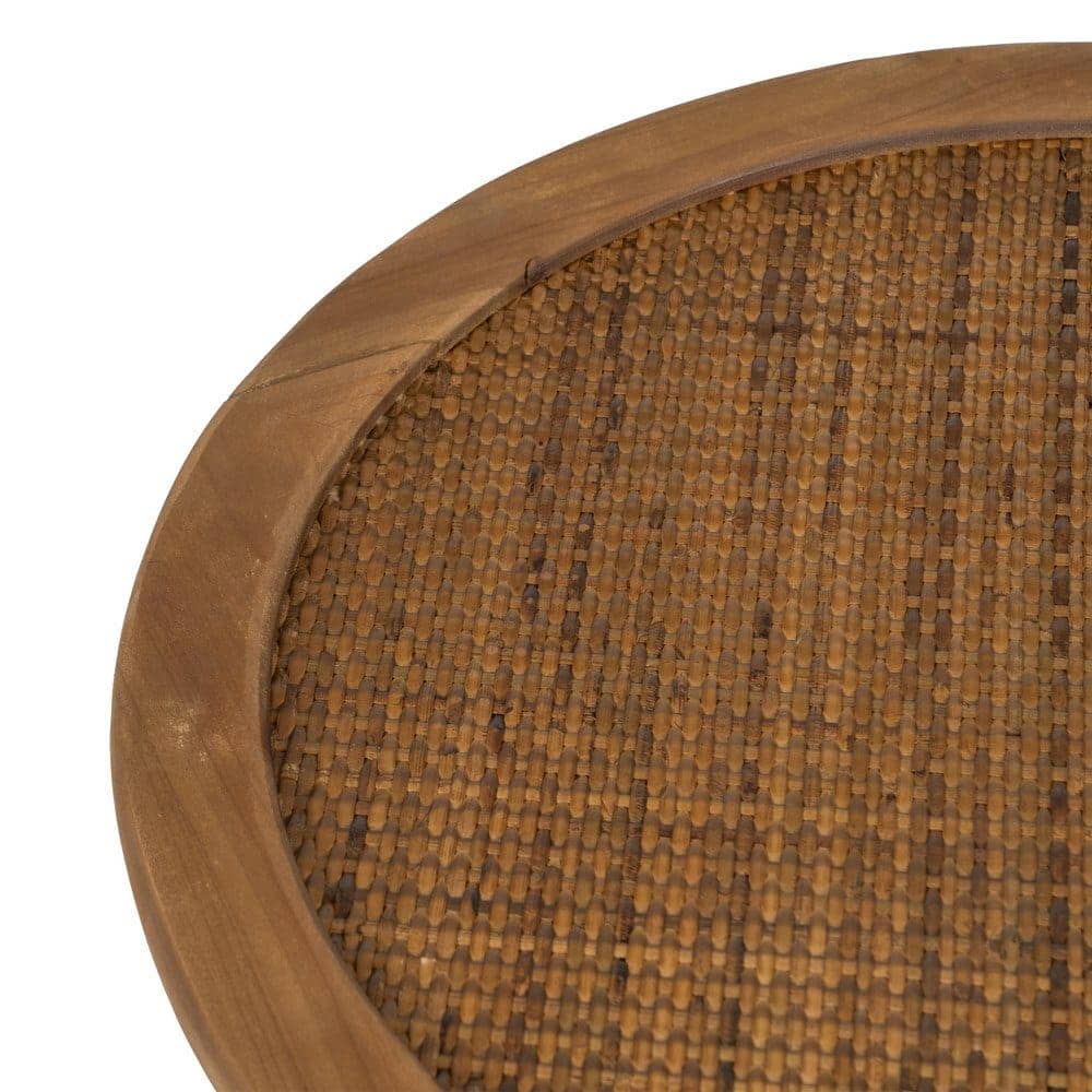 Mesita de Metal Oro-Negro para Salón 57 cm - Elegante Mesa Auxiliar de Hierro con Diseño Contemporáneo y Estilo Glamouroso - Imagen 3
