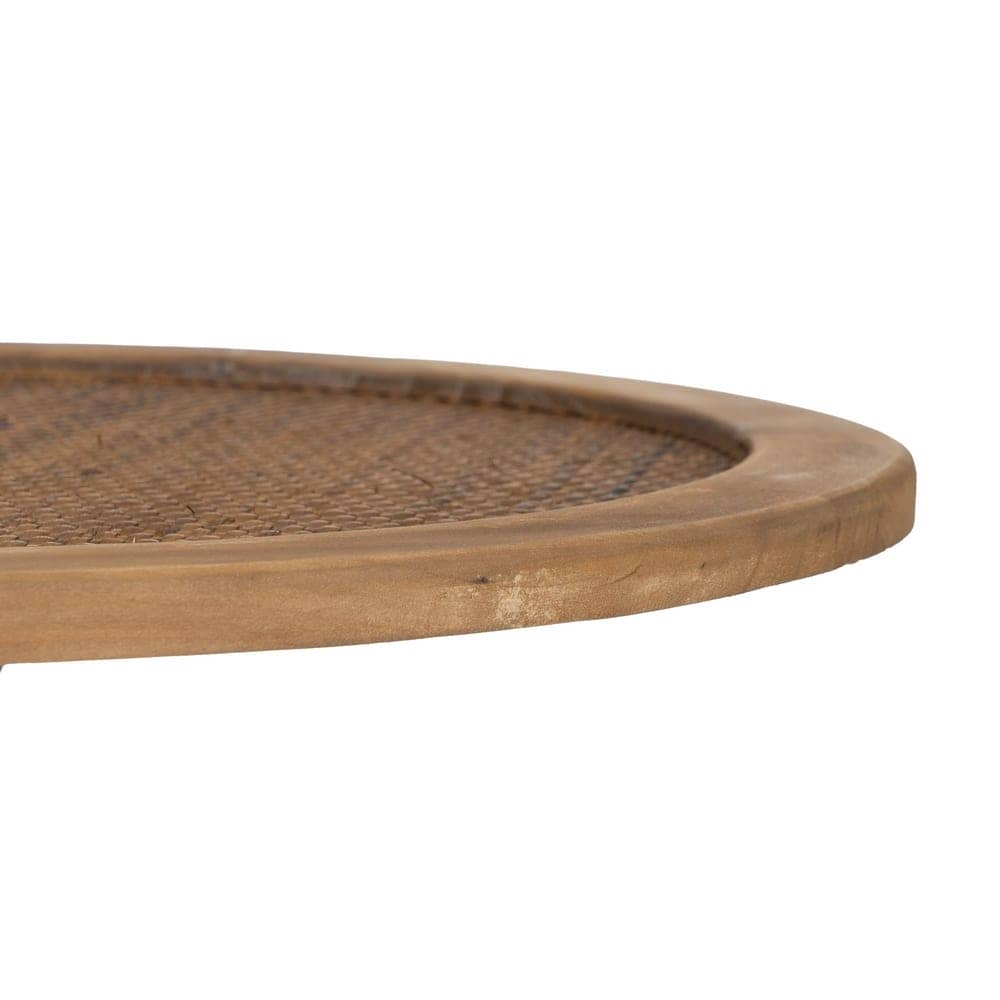 Mesita de Metal Oro-Negro para Salón 57 cm - Elegante Mesa Auxiliar de Hierro con Diseño Contemporáneo y Estilo Glamouroso - Imagen 5