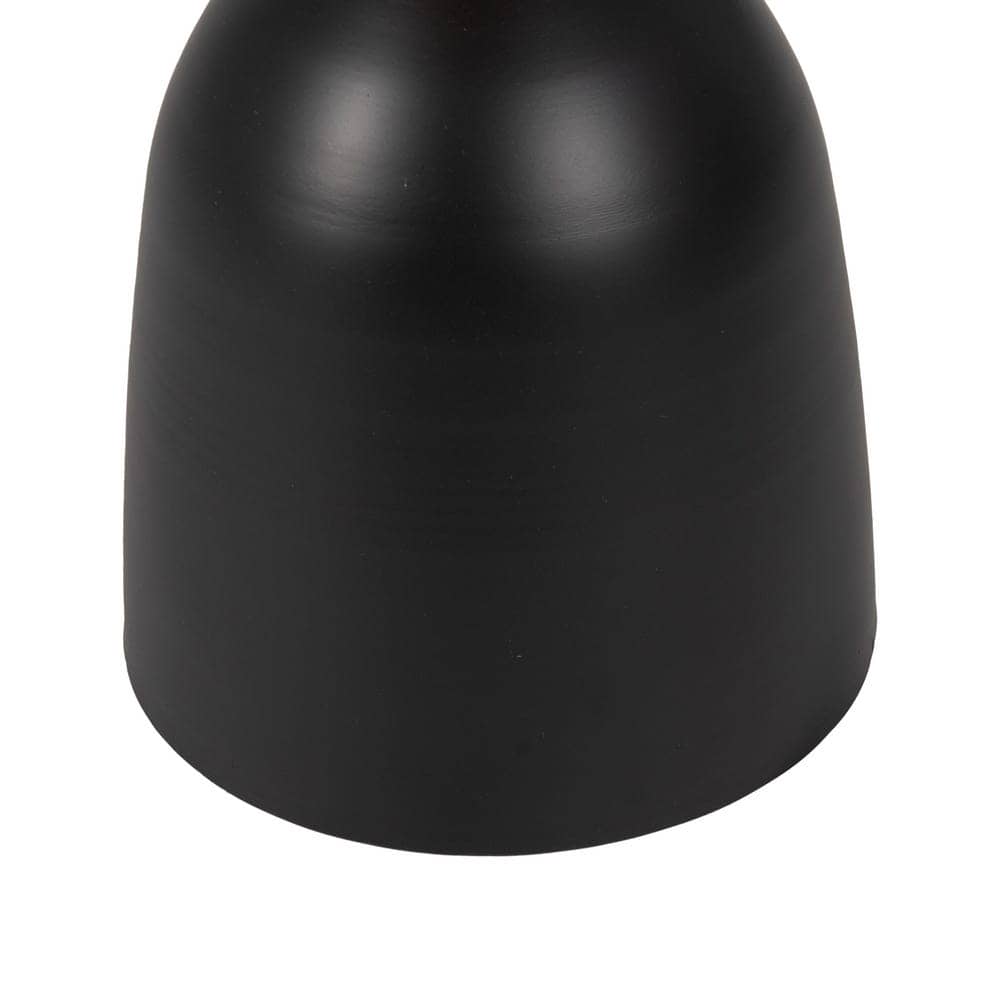 Mesita de Metal Oro-Negro para Salón 57 cm - Elegante Mesa Auxiliar de Hierro con Diseño Contemporáneo y Estilo Glamouroso - Imagen 7