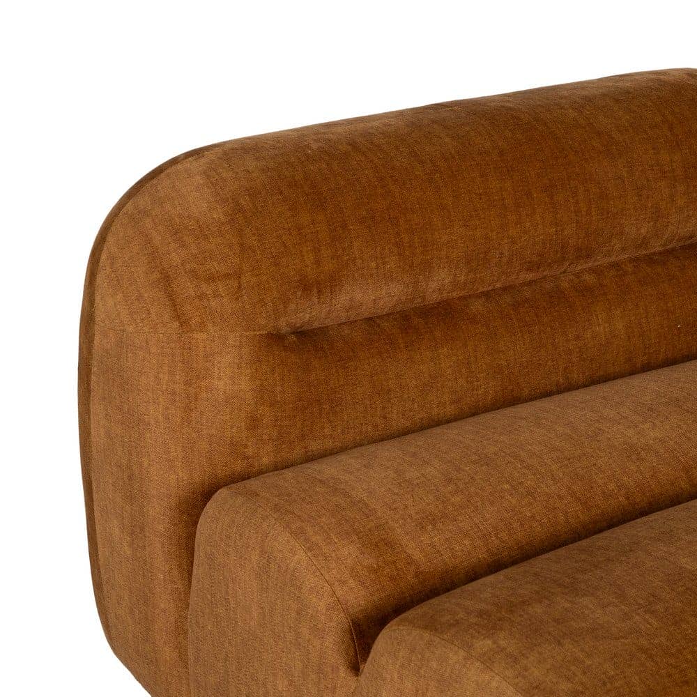Módulo Recto Mostaza Tejido 102 cm - Sofá Moderno y Elegante para Salón, Diseño Ergonómico y Resistente, Perfecto para Espacios Contemporáneos - Imagen 5