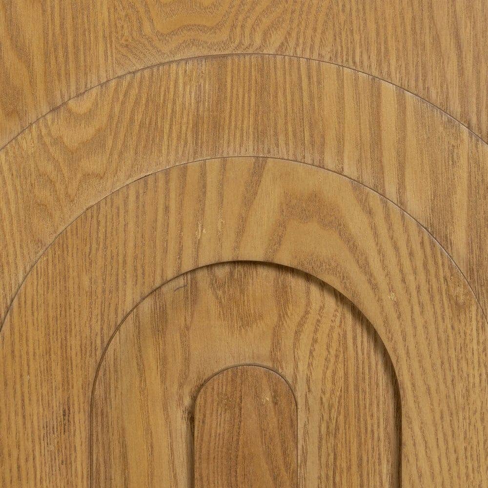 Mueble Recibidor de Madera Natural para Entrada 80 cm - Diseño Elegante y Funcional con Leja Interior - Imagen 9