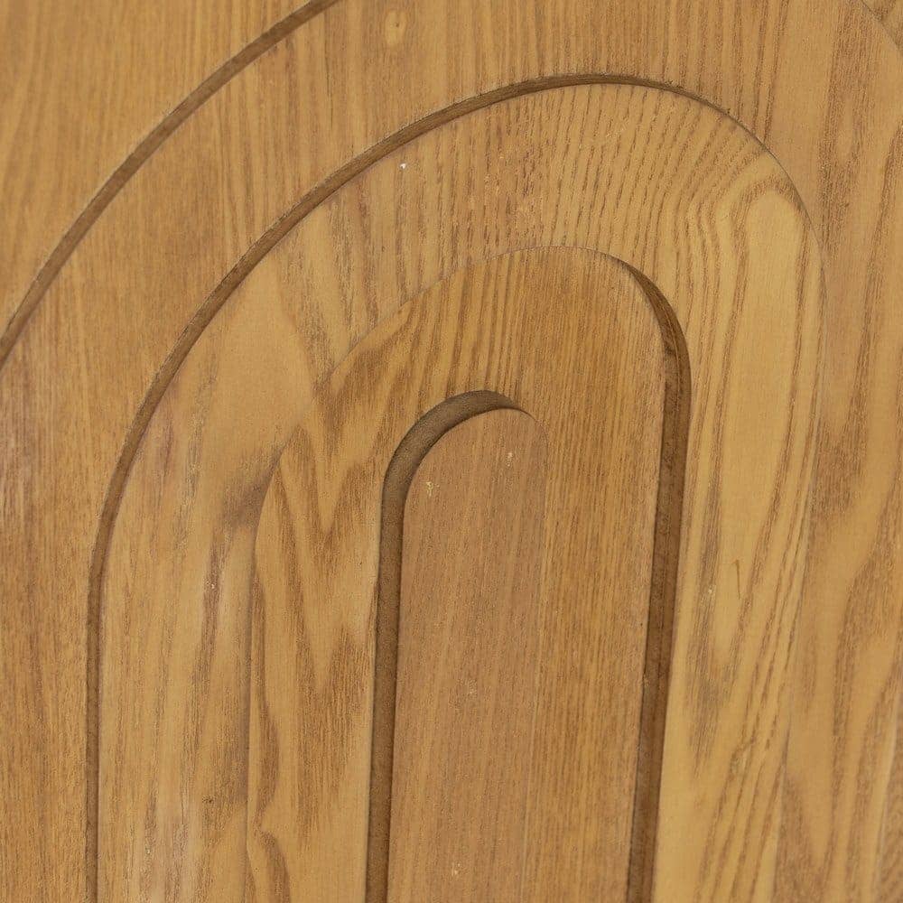 Mueble Recibidor de Madera Natural para Entrada 80 cm - Diseño Elegante y Funcional con Leja Interior - Imagen 7