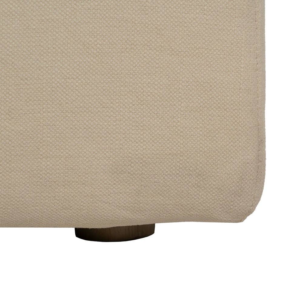 Sofá Beige de 2 Plazas en Tela y Madera – Elegancia Compacta para tu Sala - Imagen 10
