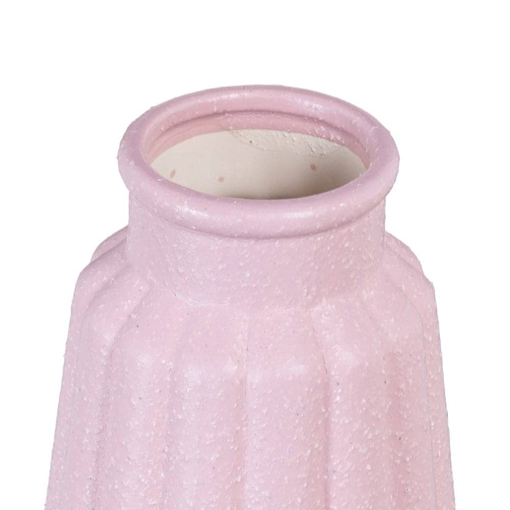Pack de 2 Jarrones de Cerámica Malva de 17 cm - Decoración Elegante para el Hogar - Imagen 4