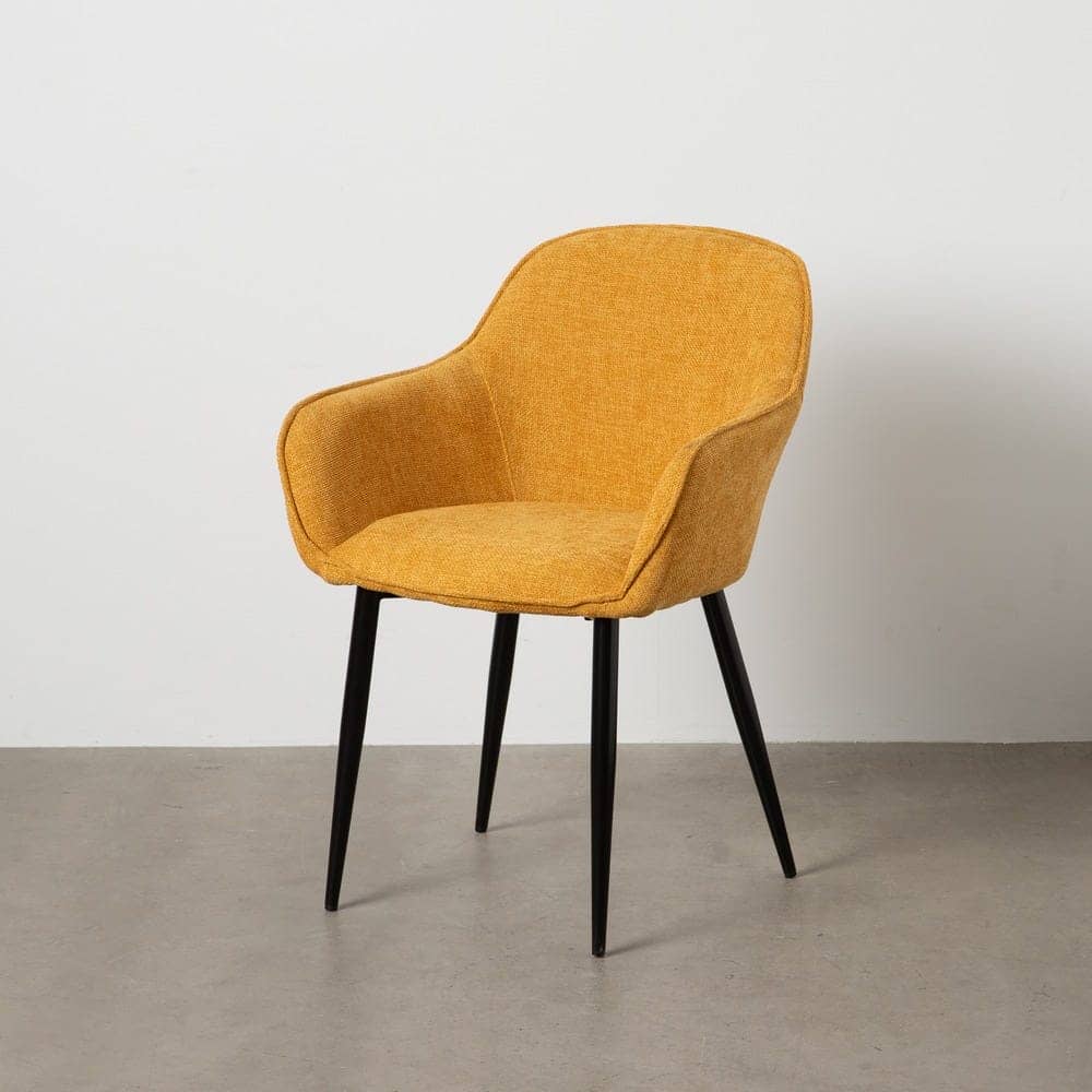 Pack de 2 Sillas Amarillas Milton con Estructura Metálica y Asiento Confortable - Diseño Moderno y Resistente para Comedores y Oficinas - 83 cm, Soportan hasta 140 kg, Sin Montaje - Imagen 12
